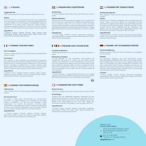 Vue 5 de Theanine Gelules Vegan