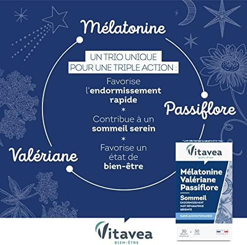 Vue 2 de Vitavea Bienetre Melatonine Valeriane
