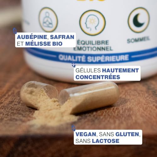 Vue 3 de Antistress Bio Aubepine Safran
