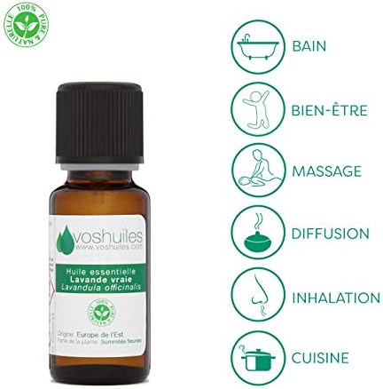 Vue 2 de Voshuiles Huile Essentielle Lavande