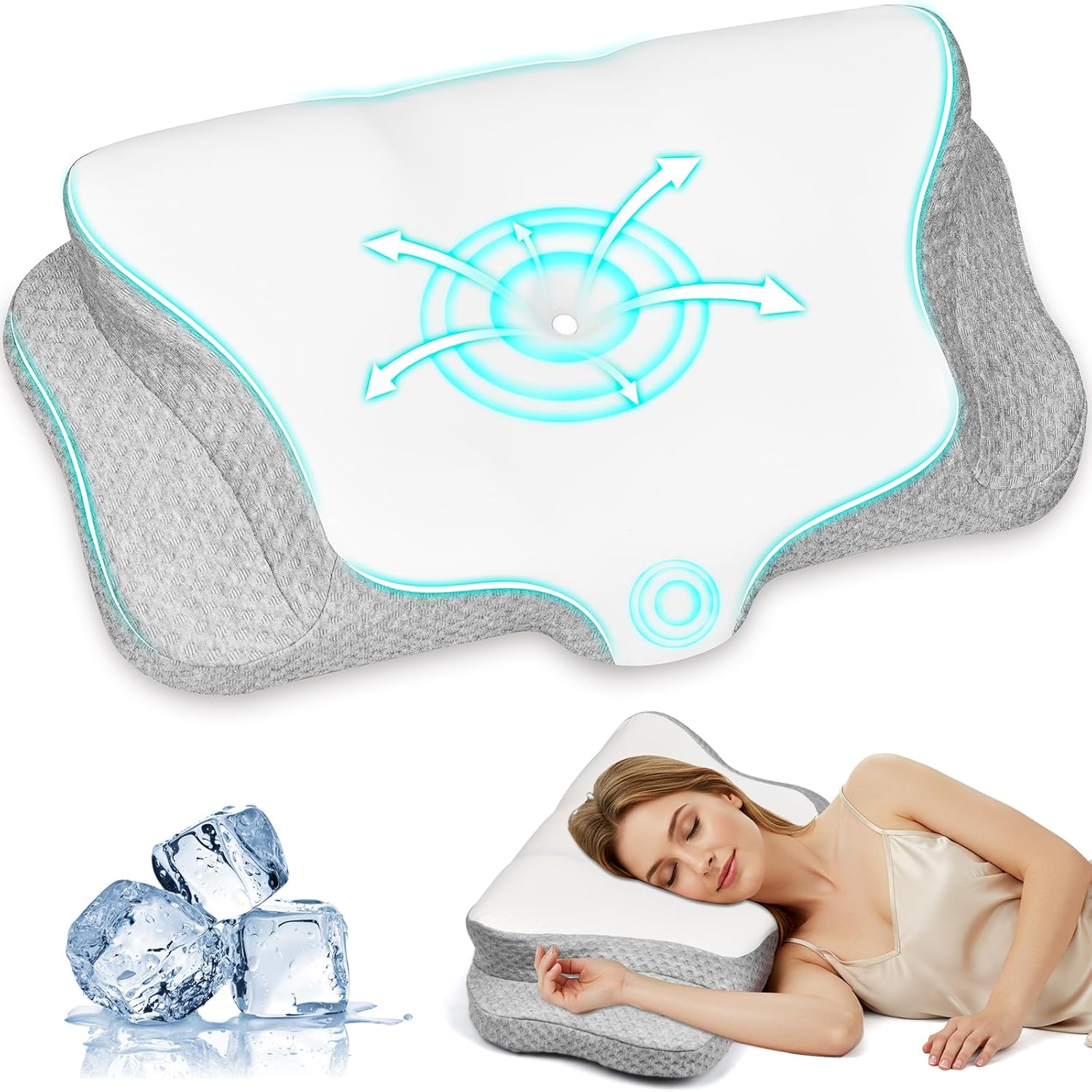 Ehomfory Oreiller Ergonomique Cervical