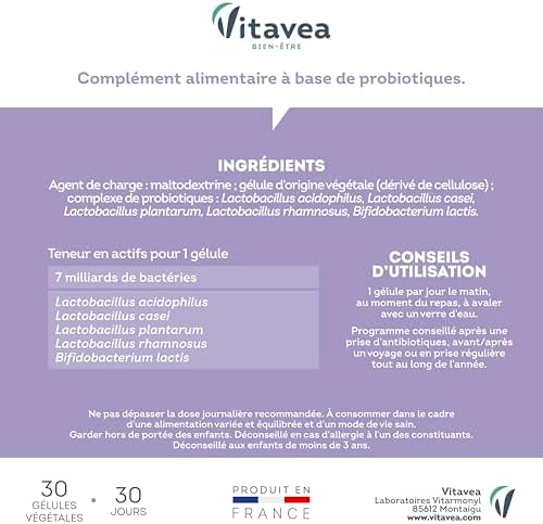 Vue 7 de Vitavea Probiotique Flore Intestinale