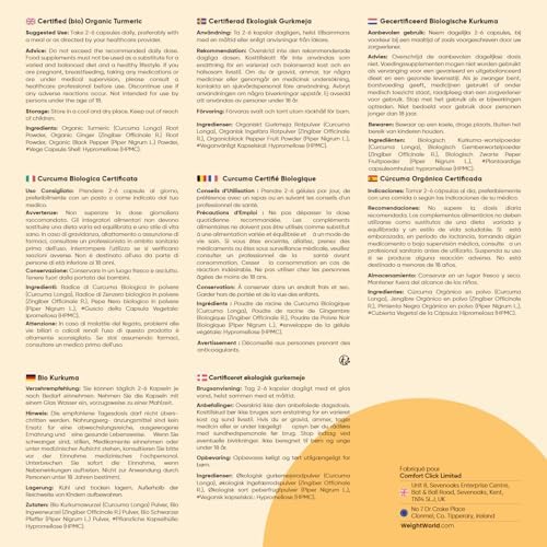 Vue 5 de Curcuma Bio Gelules Poivre