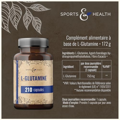 Vue 2 de Glutamine Gelules Gelules