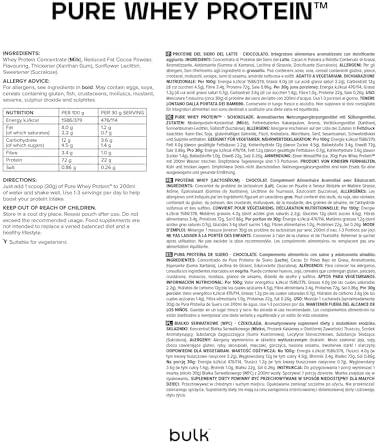 Vue 2 de Bulk Pure Whey Proteine