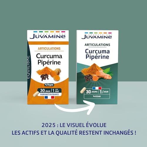 Vue 3 de Juvamine Articulations Curcuma Piperine