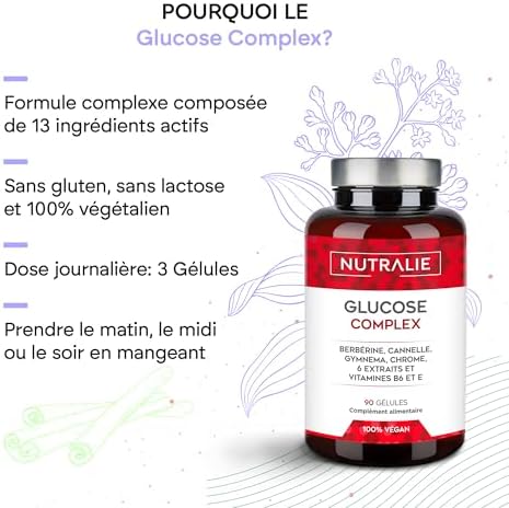 Vue 3 de Glucose Complex Mg Glycemie