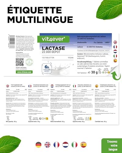 Vue 6 de Lactase Depot Comprimes