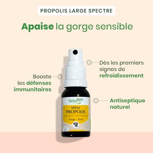 Vue 2 de Herbalgem Propolis Large Spectre