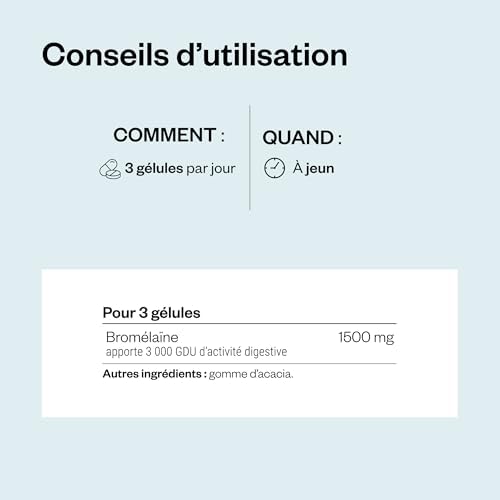 Vue 6 de Bromelaine Enzyme Antiinflammatoire Extraite