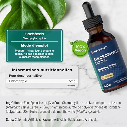 Vue 3 de Chlorophylle Liquide Ml Luzerne