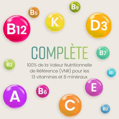 Vue 3 de Multivitamines Et Mineraux Comprimes