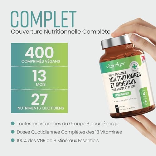 Vue 4 de Multivitamines Et Mineraux Comprimes