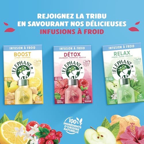 Vue 3 de Elephant Infusion Froid
