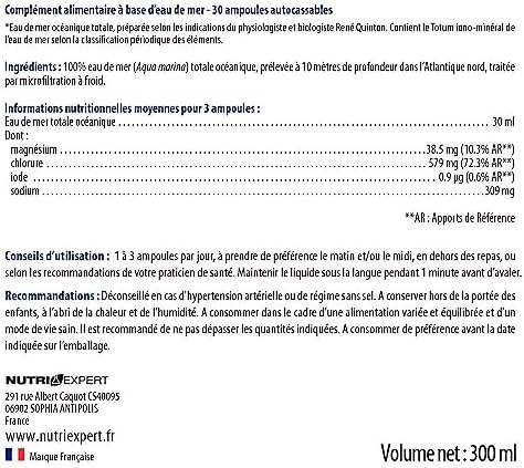 Vue 2 de Nutri Expert Plasma Marin