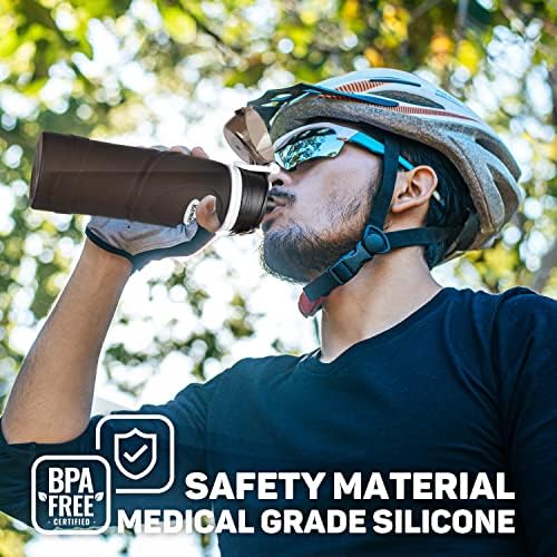 Vue 2 de Bouteilles Deau Pliables En