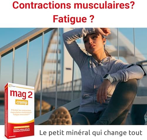 Vue 2 de Mag Crampes Magnesium Marin