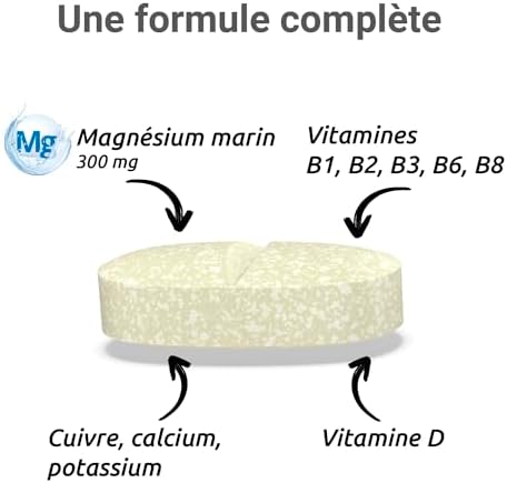 Vue 4 de Mag Crampes Magnesium Marin