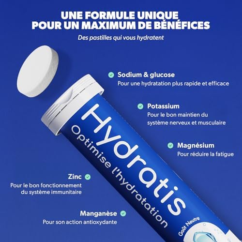 Vue 3 de Hydratis Pastilles Hydratation Electrolytes