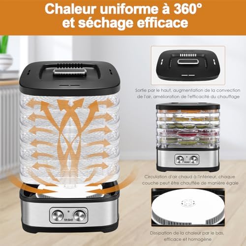 Vue 3 de Yashe Ggja Deshydrateur Alimentaire