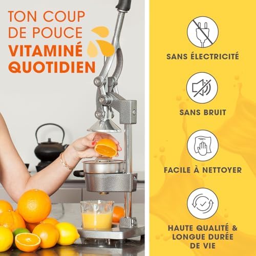 Vue 2 de Lumaland Presseagrumes En Acier