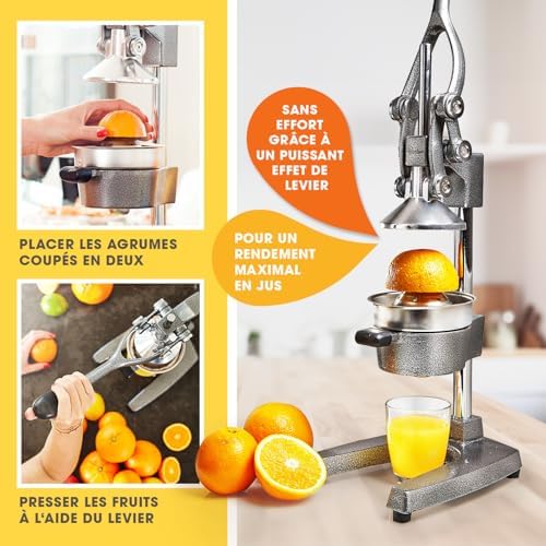 Vue 4 de Lumaland Presseagrumes En Acier