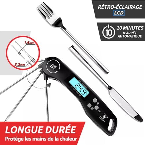 Vue 2 de Doqaus Thermometre Cuisine