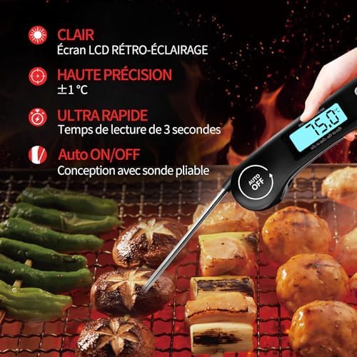 Vue 4 de Doqaus Thermometre Cuisine