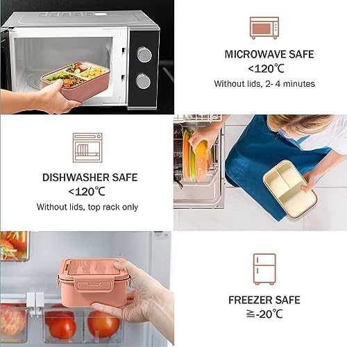 Vue 3 de Diboniur Lunch Box Bento