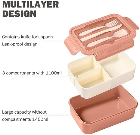 Vue 4 de Diboniur Lunch Box Bento