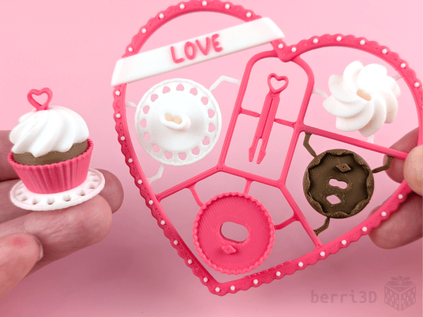 Mini Tarjeta Kit de Cupcake • Imprime, Comparte y Construye!