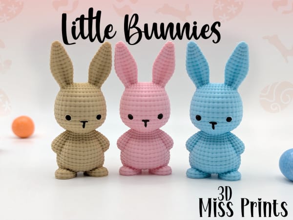 Pequeños Conejitos Tejidos