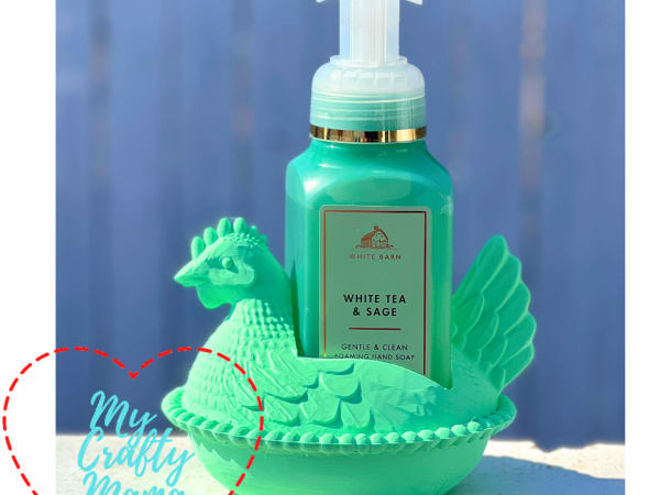 Gallina en Nido Soporte para Bath & Body Works y Soft Soap
