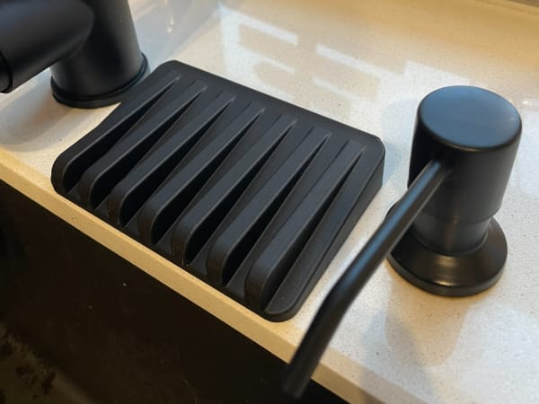 Porta esponjas para fregadero de cocina