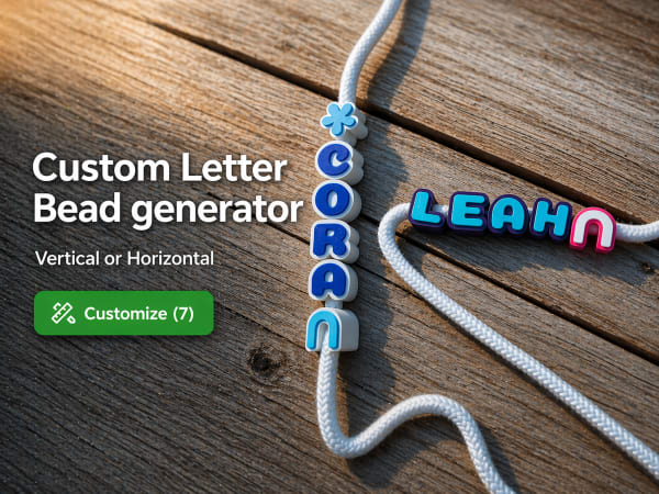 Generador de Cuentas de Letras Personalizadas 