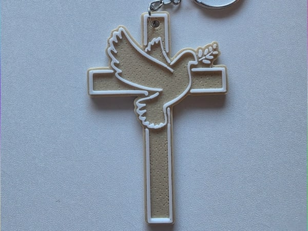 Cruz de Bautismo llavero