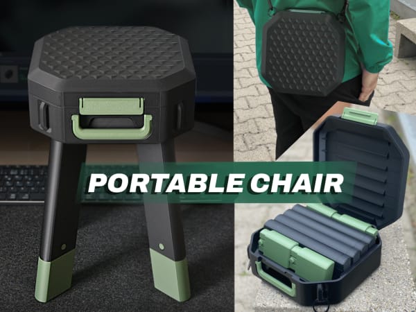 Silla portátil con función de maleta