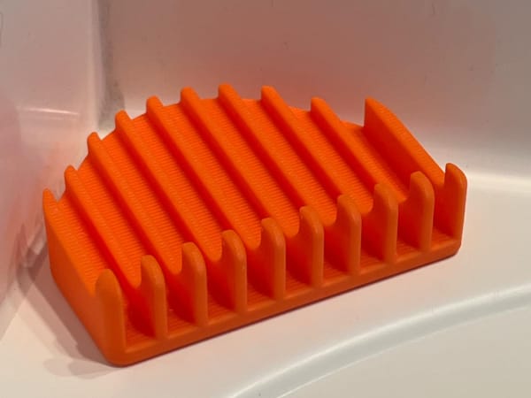 Jabonera para la esquina de la bañera
