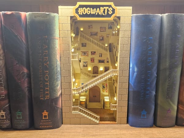 Rincón de libros de Hogwarts de Harry Potter
