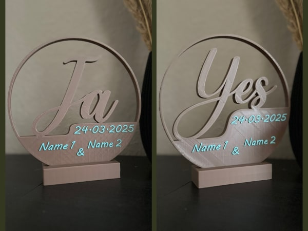 Cartel de boda - Personalizable - sin AMS