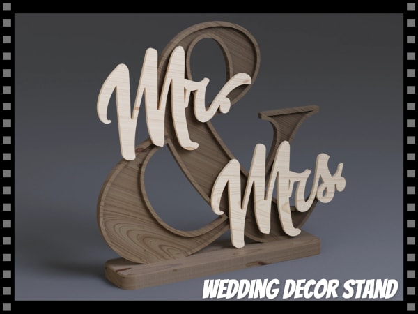 El Sr. y la Sra. Stand - Decoración para bodas y aniversarios