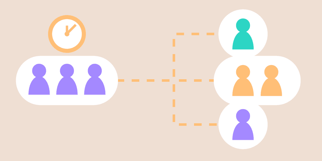 Image showing the basic function of queuing.