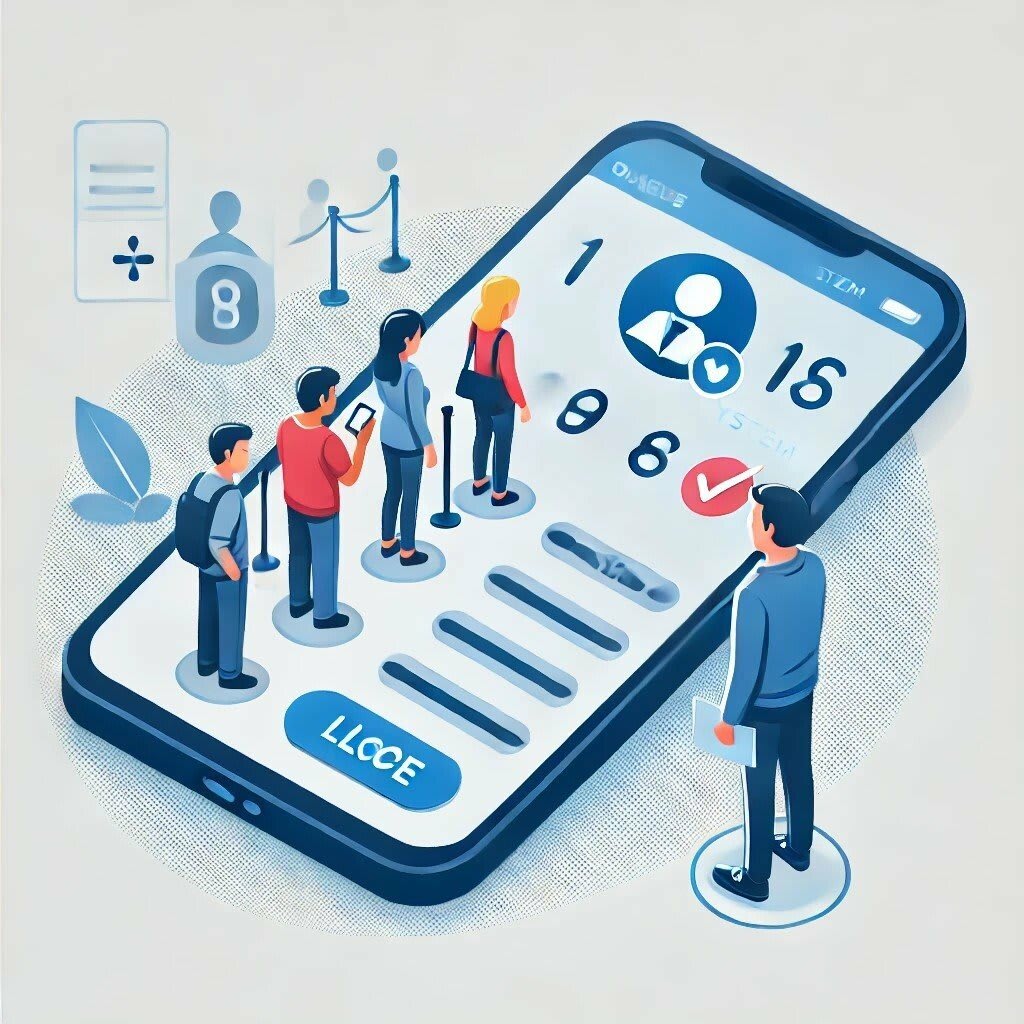 Virtual Queue System | Mobile App for Contactless Customer Waiting