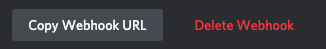 Copy Webhook URL