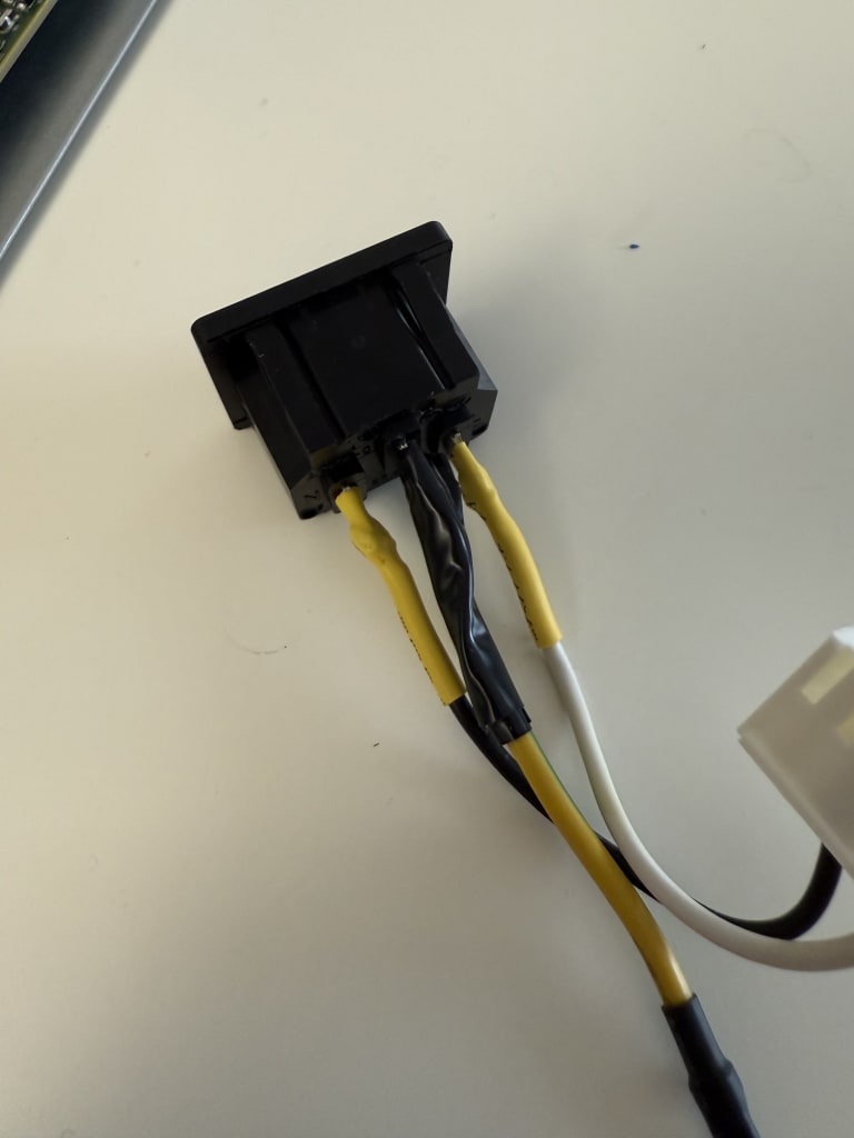Heat shrink and electrical tape