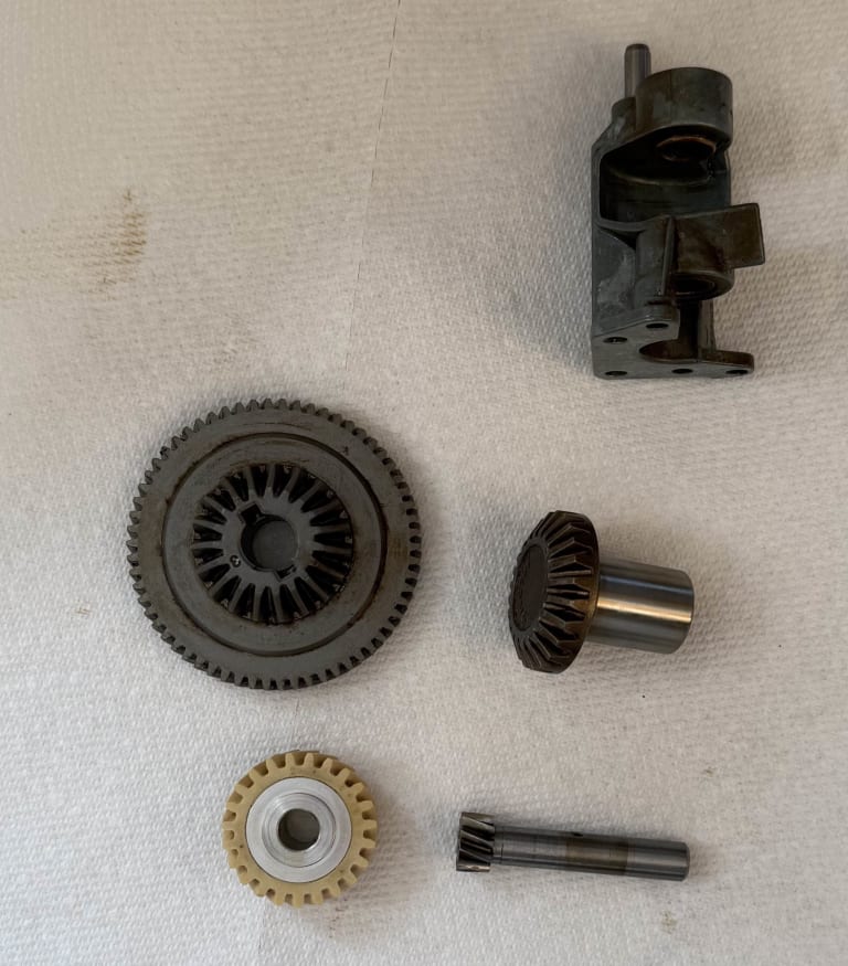 Cleaned gears