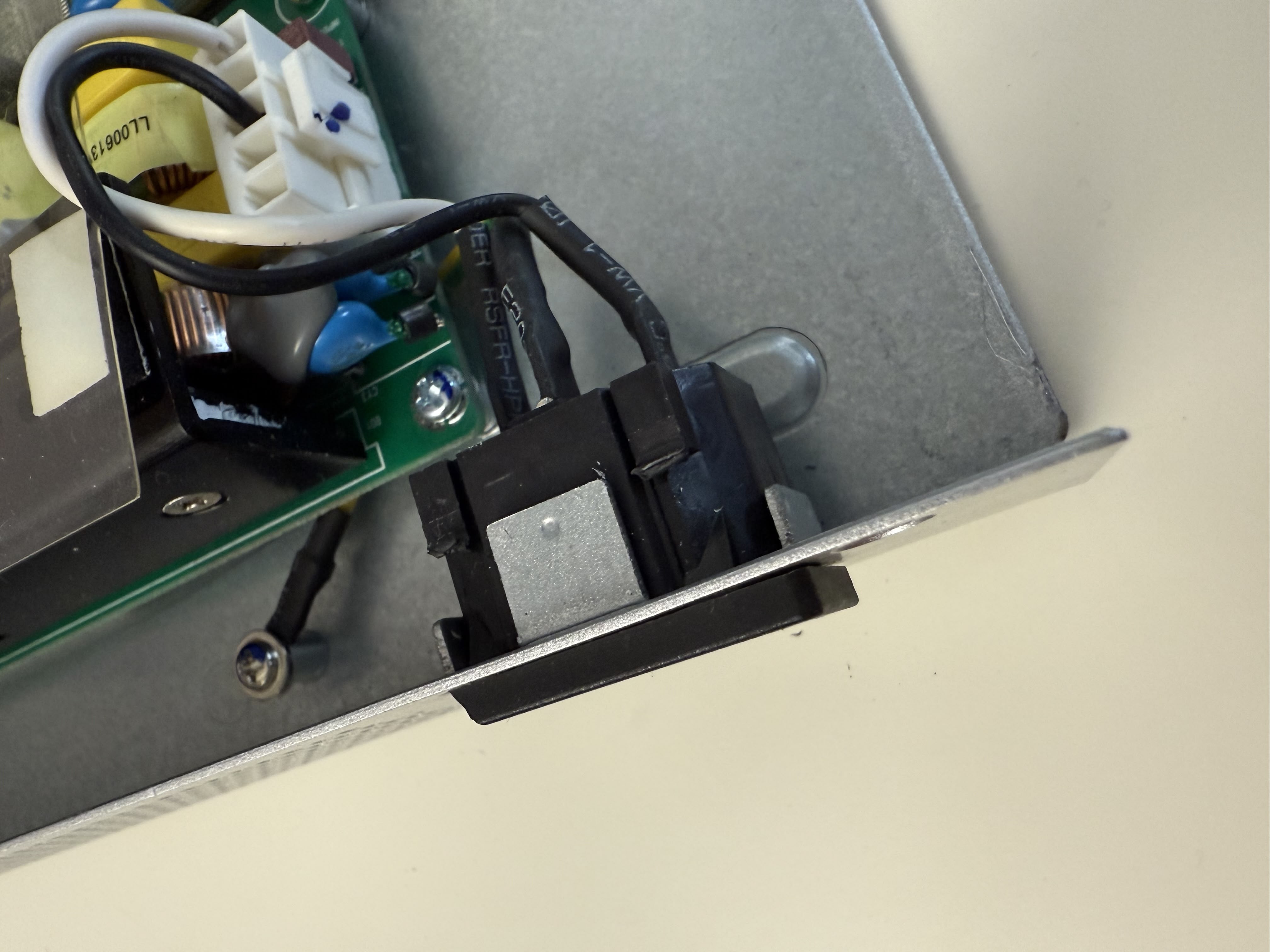 Breaking tabs and removing connector
