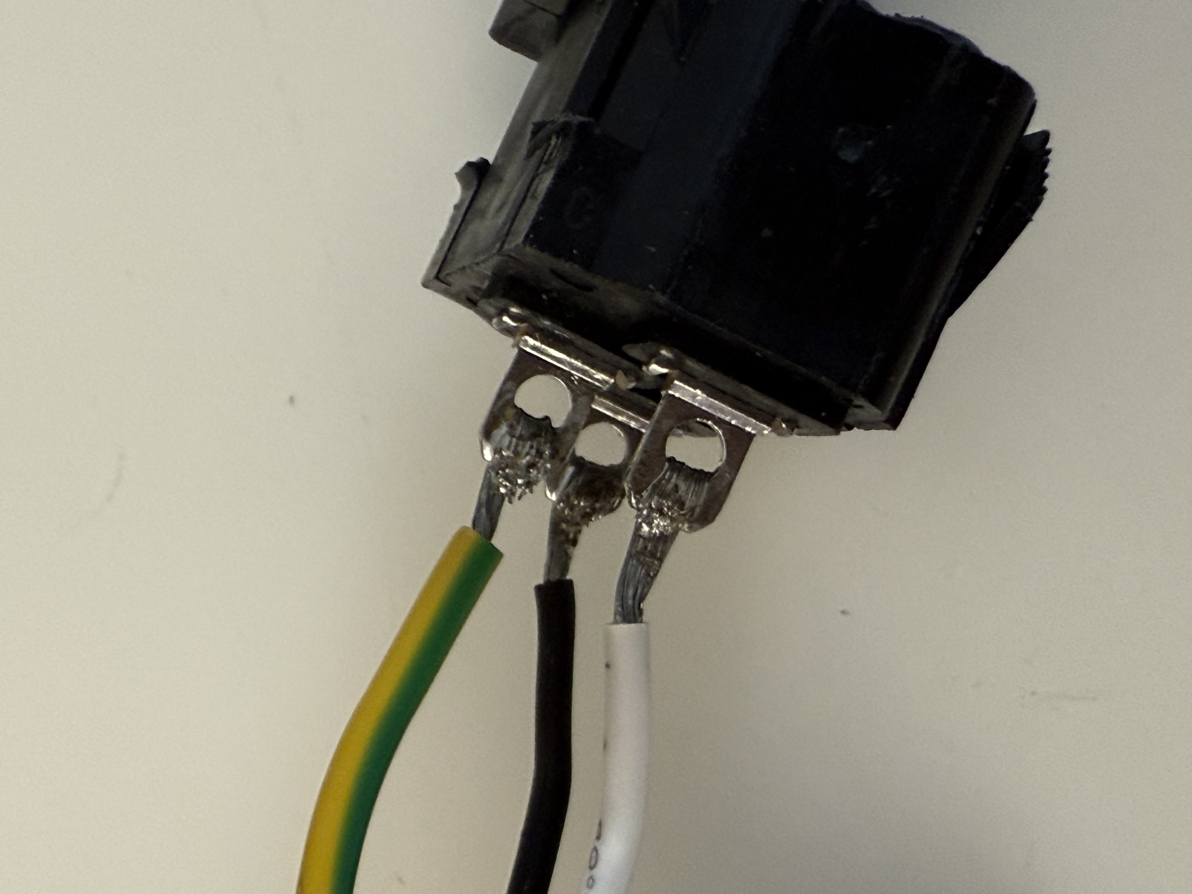 Soldered cables
