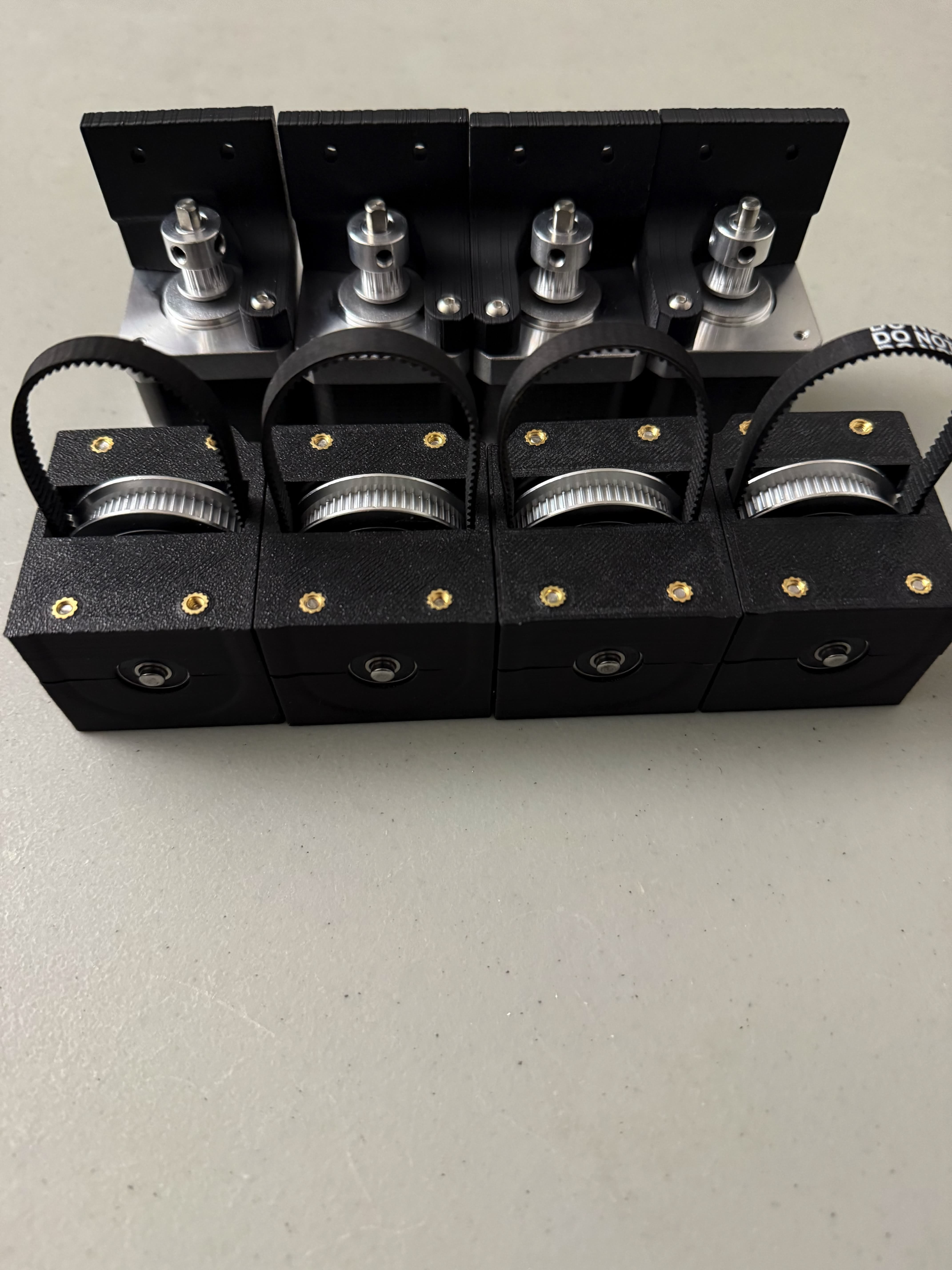 Assembled Z-Drive gearboxes