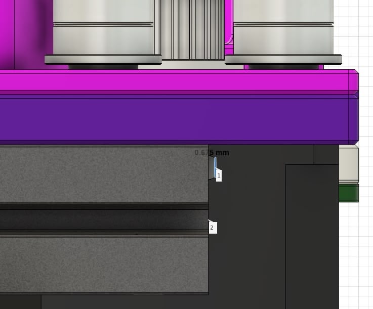 M3 nut protrusion for AB motors
